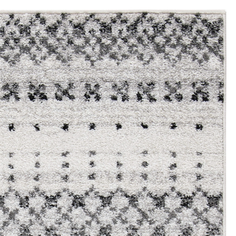 Safavieh Adirondack 9' x 12' Rug in Black and Ivory