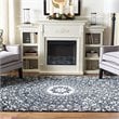 Safavieh Allure 4' x 6' Hand Tufted Wool Rug in Ivory and Black