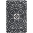 Safavieh Allure 4' x 6' Hand Tufted Wool Rug in Ivory and Black