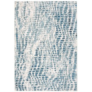 Safavieh Aria 5'1&quot x 7'6&quot Rug in Ivory and Teal