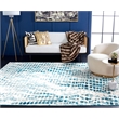 Safavieh Aria 9' x 12' Rug in Ivory and Teal