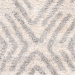 Safavieh Berber 4' x 6' Shag Rug in Ivory and Gray