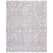 Safavieh Berber 8' x 10' Shag Rug in Ivory and Gray