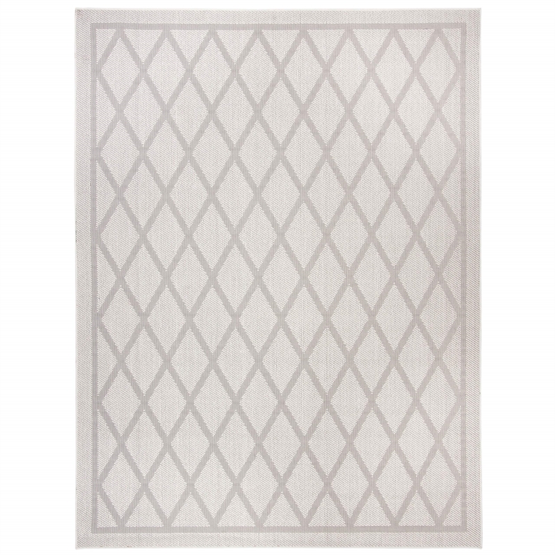 Safavieh Bermuda 9' x 12' Rug in Ivory and Light Gray