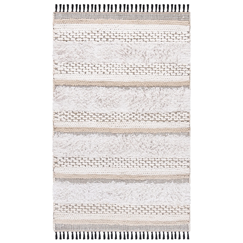 Safavieh Boston 8' x 10' Hand Tufted Rug in Ivory and Beige