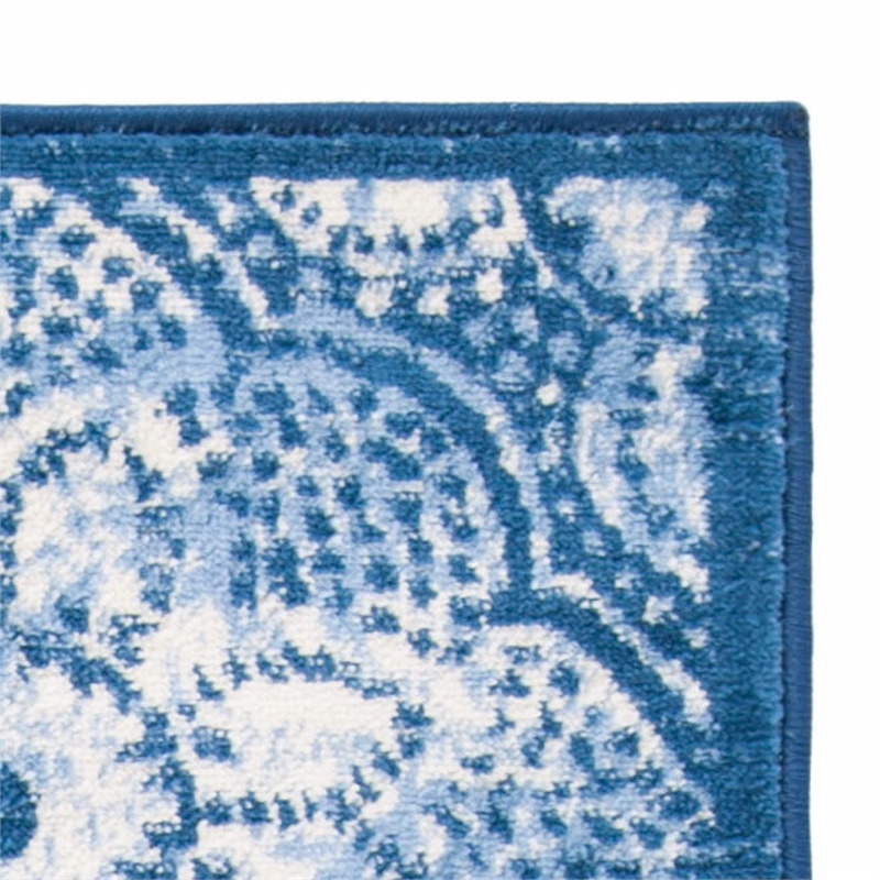 Safavieh Brentwood 4' x 6' Rug in Navy and Ivory
