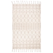 Safavieh Casablanca 4' x 6' Hand Tufted Wool Rug in Ivory and Beige