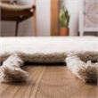 Safavieh Casablanca 8' x 10' Hand Tufted Wool Rug in Ivory and Beige