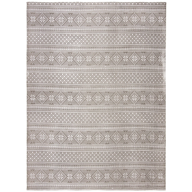 Safavieh Cedar Brook 5' x 8' Hand Loomed Rug in Gray and Ivory