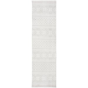 Safavieh Cedar Brook 2'3&quot x 8' Hand Loomed Runner Rug in Silver