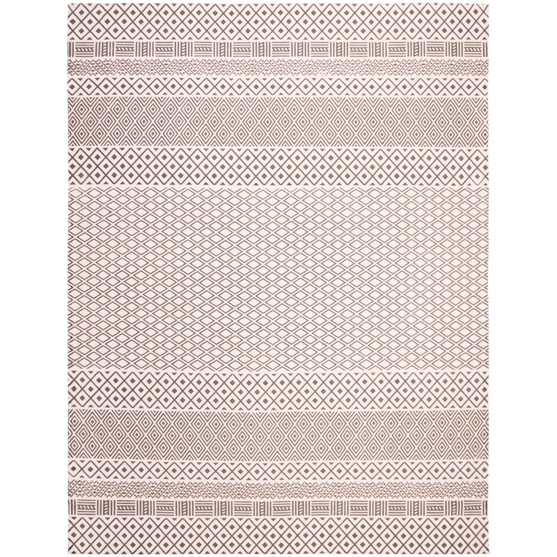 Safavieh Cedar Brook 8' x 10' Hand Loomed Rug in Gray and Ivory