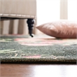 Safavieh Classic Vintage 6' x 9' Rug in Black and Red