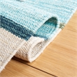 Safavieh Cotton Kilim 8' x 10' Hand Loomed Rug in Gray and Olive