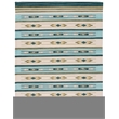 Safavieh Cotton Kilim 8' x 10' Hand Loomed Rug in Brown and Ivory
