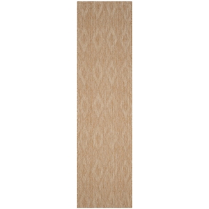 Safavieh Courtyard 2'3&quot x 10' Runner Rug in Natural