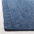 Safavieh Dip Dye 7' Square Hand Tufted Wool Rug in Navy Blue