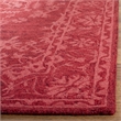 Safavieh Dip Dye 8' x 10' Hand Tufted Wool Rug in Red