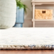 Safavieh Dip Dye 3' x 5' Hand Tufted Wool Rug in Light Blue and Ivory