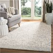 Safavieh Dip Dye 4' x 6' Hand Tufted Wool Rug in Light Blue and Ivory