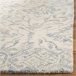 Safavieh Dip Dye 4' x 6' Hand Tufted Wool Rug in Light Blue and Ivory