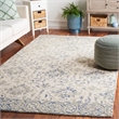 Safavieh Dip Dye 5' x 8' Hand Tufted Wool Rug in Light Blue and Ivory