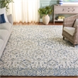 Safavieh Dip Dye 8' x 10' Hand Tufted Wool Rug in Light Blue and Ivory