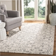 Safavieh Dip Dye 5' x 8' Hand Tufted Wool Rug in Gray and Ivory