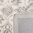 Safavieh Dip Dye 5' x 8' Hand Tufted Wool Rug in Gray and Ivory