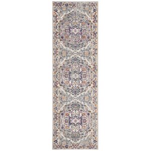 Safavieh Evoke 2'2&quot x 7' Runner Rug in Gray and Pink