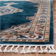 Safavieh Farmhouse 2' x 8' Runner Rug in Orange and Navy