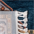 Safavieh Farmhouse 2' x 8' Runner Rug in Orange and Navy