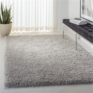 Safavieh Flokati 6'7&quot Square Rug in Light Gray