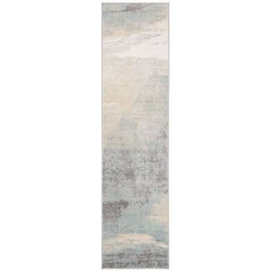 Safavieh Jasper 2' x 8' Runner Rug in Gray and Gold