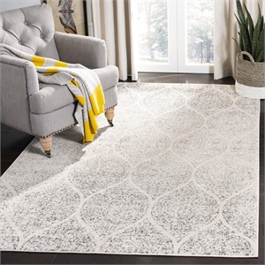 Safavieh Madison 4' x 6' Rug in Ivory and Silver