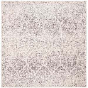 Safavieh Madison 6'7&quot Square Rug in Ivory and Silver