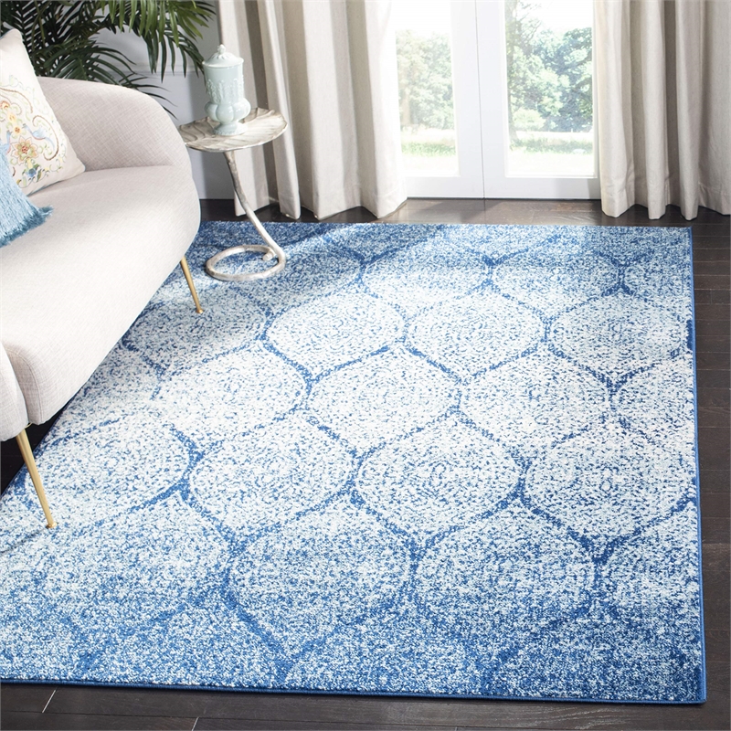 Safavieh Madison 3' x 5' Rug in Navy and Blue