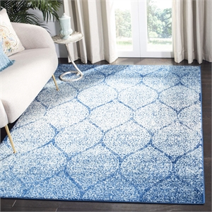 Safavieh Madison 4' x 6' Rug in Navy and Blue