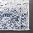 Safavieh Madison 3' x 5' Rug in White and Royal Blue
