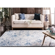Safavieh Madison 9' x 12' Rug in White and Royal Blue