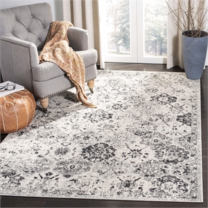 Safavieh Madison 4' x 6' Rug in Black and Gray