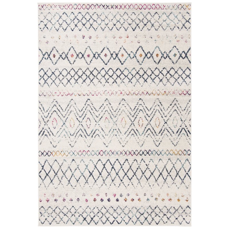 Safavieh Madison 3' x 5' Rug in Ivory and Navy