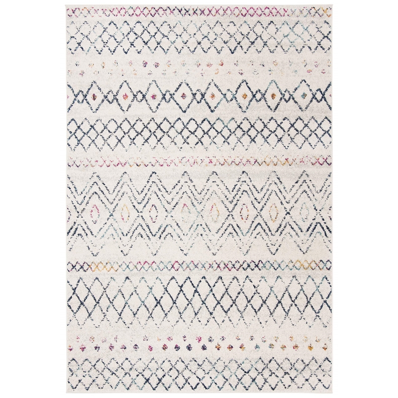 Safavieh Madison 4' x 6' Rug in Ivory and Navy