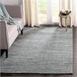 Safavieh Marbella 9' x 12' Hand Loomed Jute Rug in Blue and Ivory