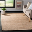 Safavieh Marbella 9' x 12' Hand Loomed Jute Rug in Blue and Ivory