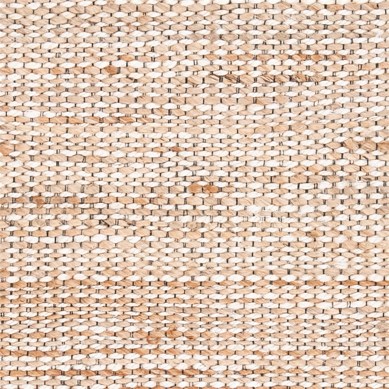 Safavieh Marbella 10' x 14' Hand Loomed Jute Rug in Natural and Ivory