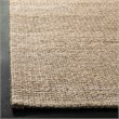 Safavieh Marbella 9' x 12' Hand Loomed Jute Rug in Natural and Ivory