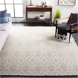 Safavieh Marbella 10' x 14' Hand Loomed Wool Rug in Brown and Ivory