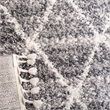 Safavieh Melrose 4' x 6' Shag Rug in Gray and Ivory