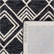 Safavieh Micro-Loop 8' x 10' Hand Tufted Wool Rug in Charcoal