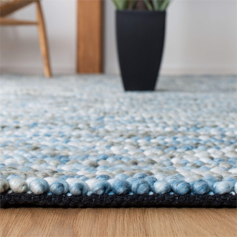 Safavieh Natura 2' x 3' Hand Woven Rug in Blue and Ivory